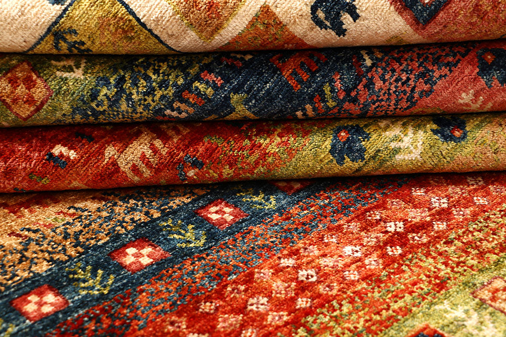 Multi Colored Kazak 6' 7 x 9' 9 - No. 67304 - ALRUG Rug Store