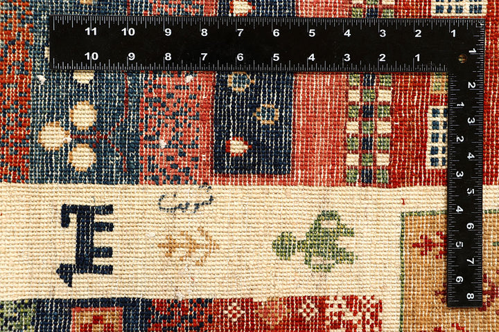 Multi Colored Kazak 6' 7 x 9' 9 - No. 67304 - ALRUG Rug Store