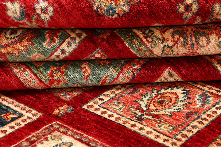 Multi Colored Kazak 6' 8 x 9' 5 - No. 67305 - ALRUG Rug Store