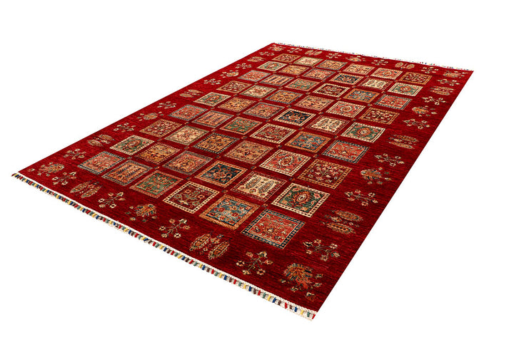 Multi Colored Kazak 6' 8 x 9' 5 - No. 67305 - ALRUG Rug Store