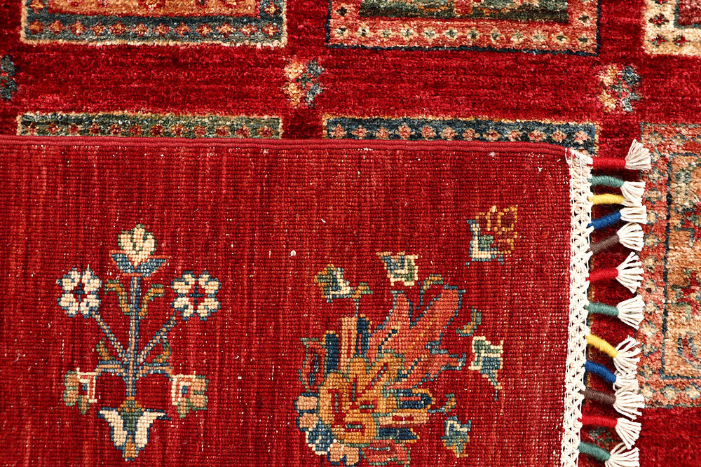 Multi Colored Kazak 6' 8 x 9' 5 - No. 67305 - ALRUG Rug Store