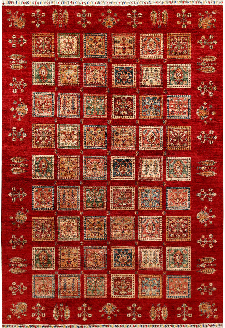 Multi Colored Kazak 6' 8 x 9' 5 - No. 67305 - ALRUG Rug Store