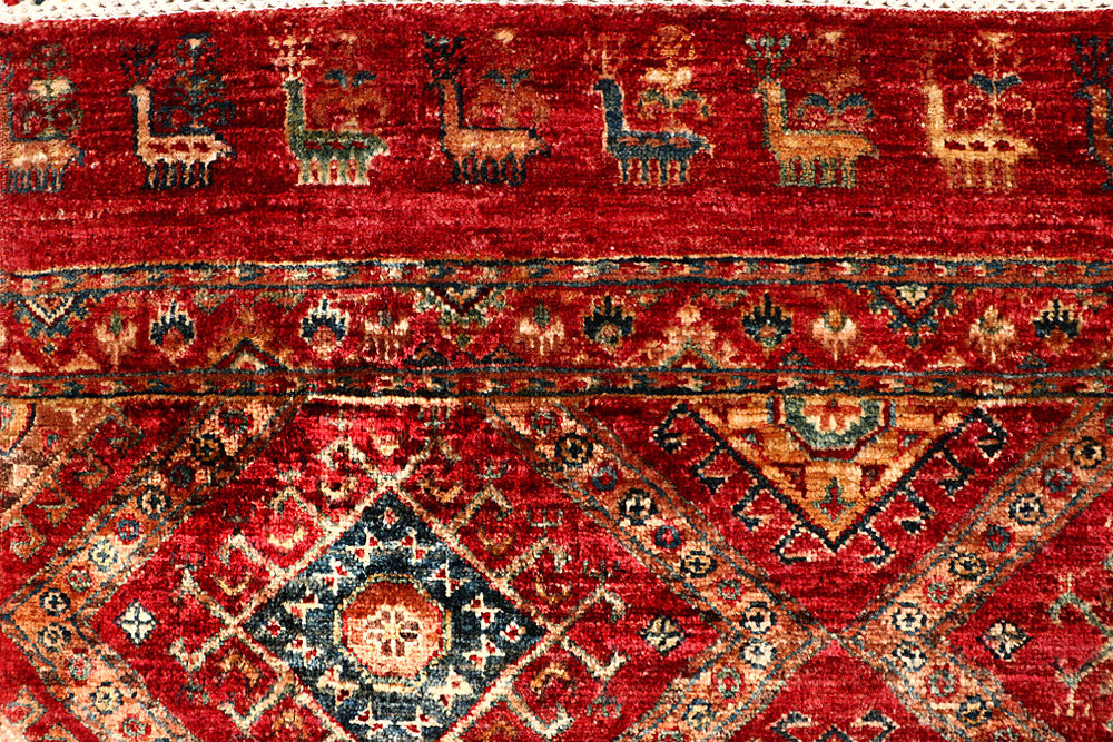 Multi Colored Kazak 6' 6 x 9' 6 - No. 67306 - ALRUG Rug Store