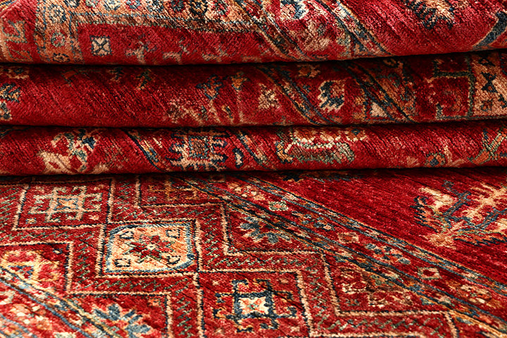 Multi Colored Kazak 6' 6 x 9' 6 - No. 67306 - ALRUG Rug Store