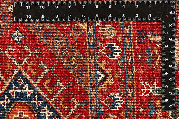 Multi Colored Kazak 6' 6 x 9' 6 - No. 67306 - ALRUG Rug Store