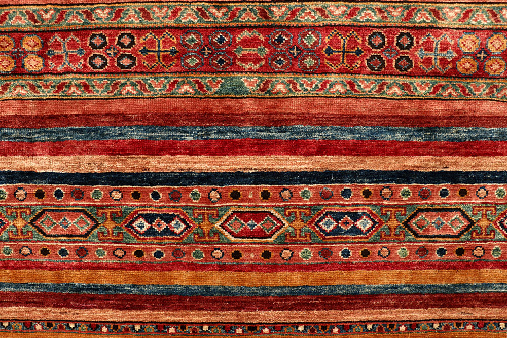 Multi Colored Kazak 5' 8 x 8' 1 - No. 67307 - ALRUG Rug Store
