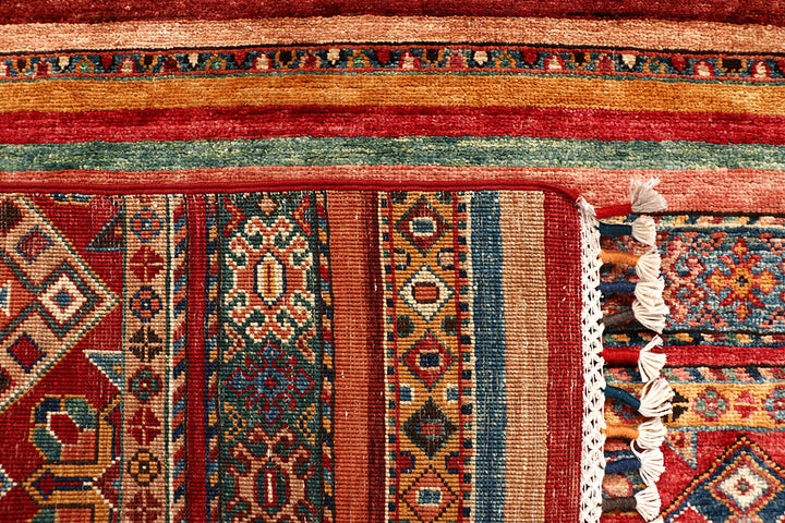Multi Colored Kazak 5' 8 x 8' 1 - No. 67307 - ALRUG Rug Store