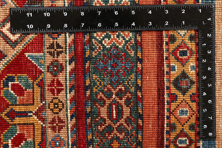 Multi Colored Kazak 5' 8 x 8' 1 - No. 67307 - ALRUG Rug Store