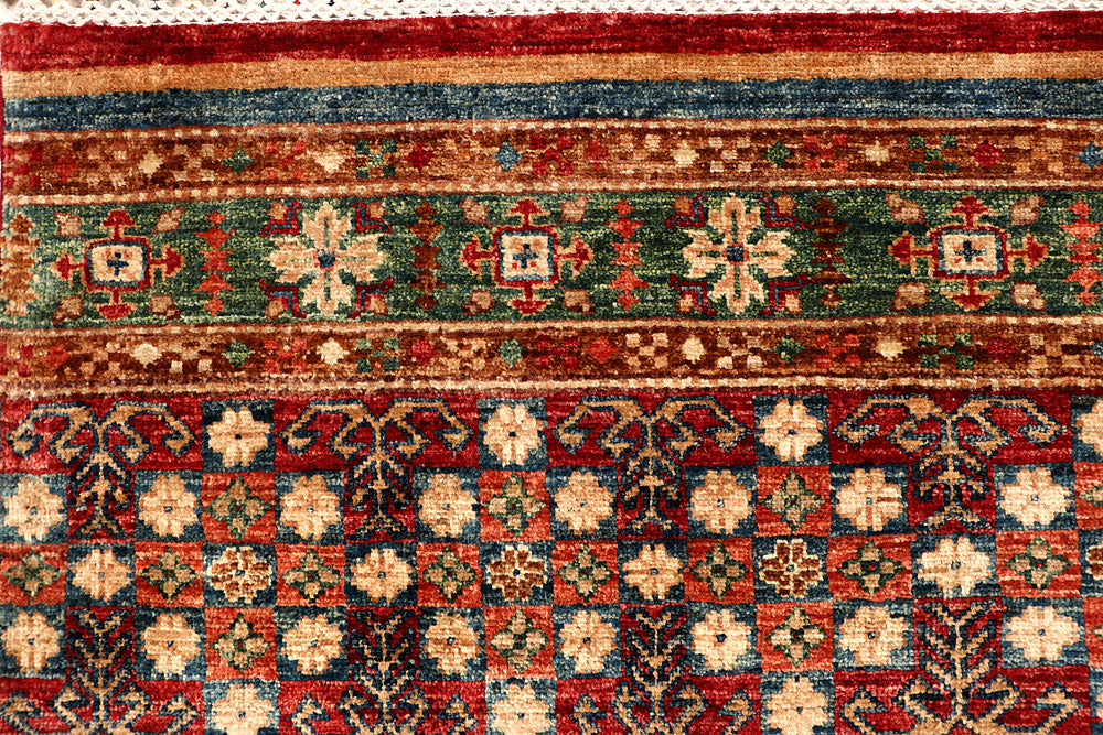 Multi Colored Kazak 5' 6 x 8' 2 - No. 67308 - ALRUG Rug Store