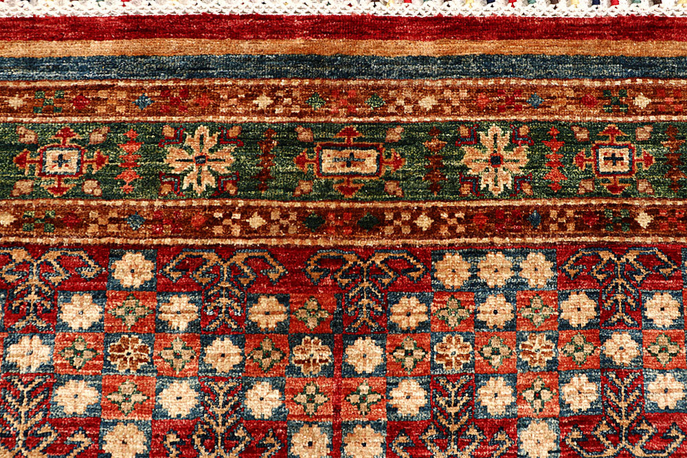 Multi Colored Kazak 5' 6 x 8' 2 - No. 67308 - ALRUG Rug Store