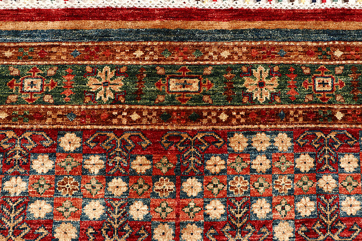 Multi Colored Kazak 5' 6 x 8' 2 - No. 67308 - ALRUG Rug Store
