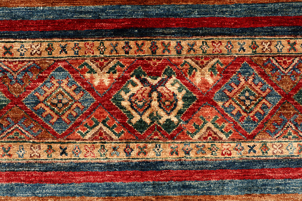 Multi Colored Kazak 5' 6 x 8' 2 - No. 67308 - ALRUG Rug Store