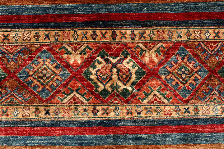 Multi Colored Kazak 5' 6 x 8' 2 - No. 67308 - ALRUG Rug Store