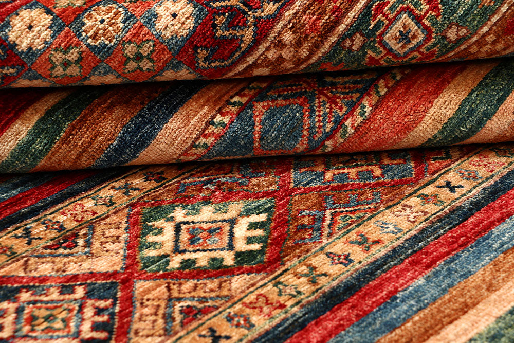 Multi Colored Kazak 5' 6 x 8' 2 - No. 67308 - ALRUG Rug Store