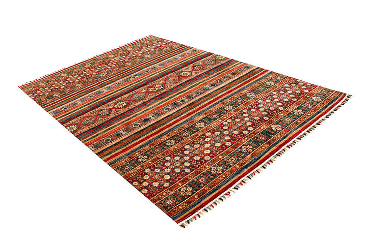 Multi Colored Kazak 5' 6 x 8' 2 - No. 67308 - ALRUG Rug Store
