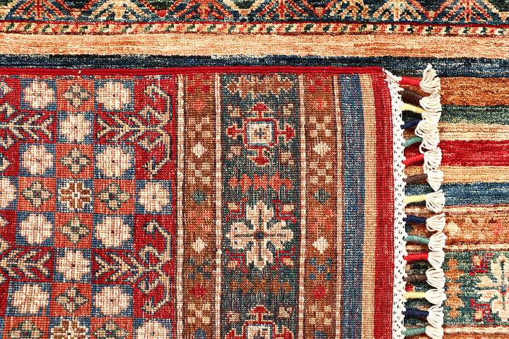Multi Colored Kazak 5' 6 x 8' 2 - No. 67308 - ALRUG Rug Store