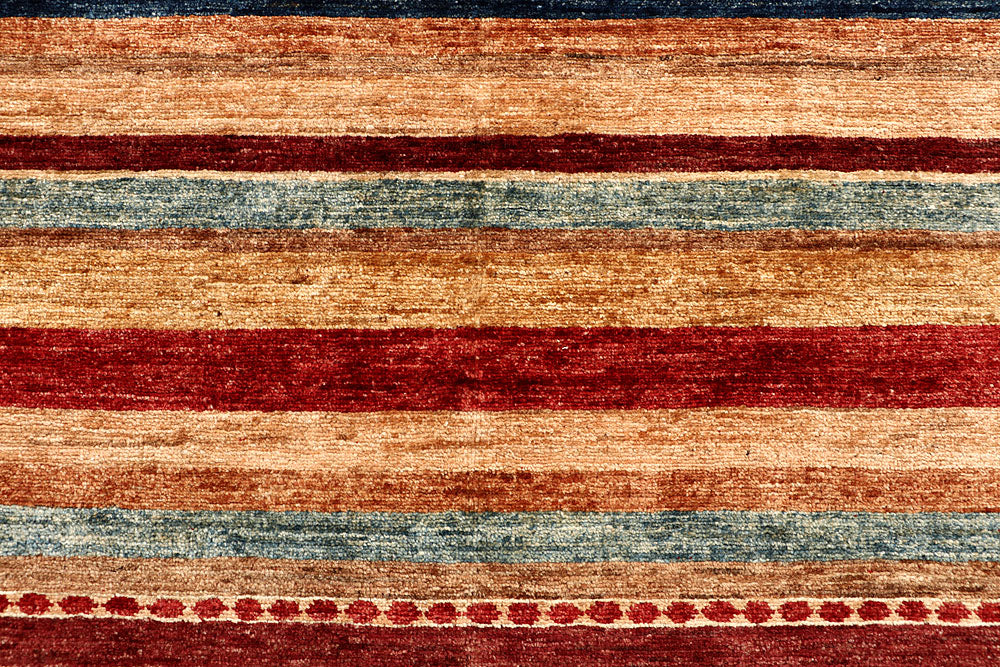 Multi Colored Kazak 6' 4 x 10' 6 - No. 67309 - ALRUG Rug Store