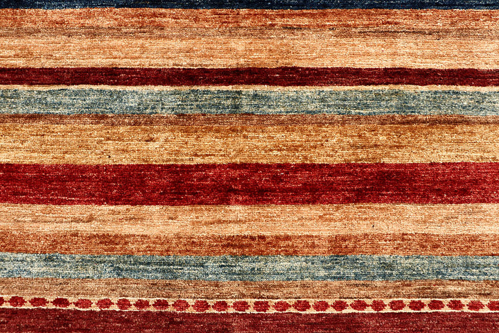 Multi Colored Kazak 6' 4 x 10' 6 - No. 67309 - ALRUG Rug Store