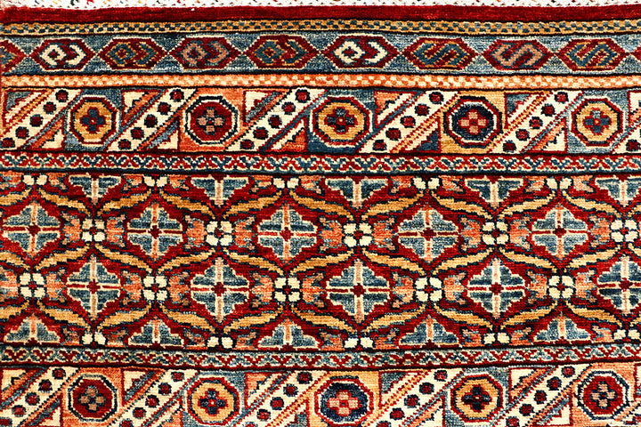Multi Colored Kazak 5' 7 x 7' 11 - No. 67310 - ALRUG Rug Store