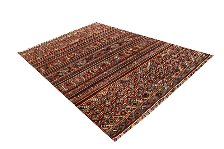 Multi Colored Kazak 5' 7 x 7' 11 - No. 67310 - ALRUG Rug Store