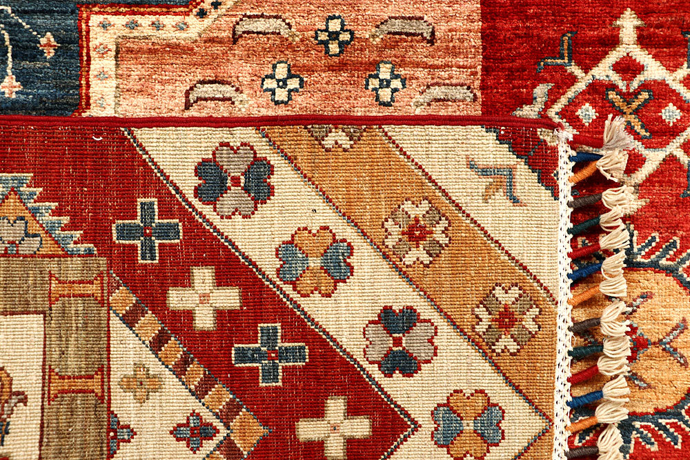 Multi Colored Kazak 5' 7 x 7' 10 - No. 67311 - ALRUG Rug Store
