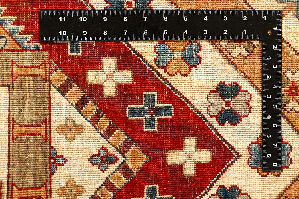 Multi Colored Kazak 5' 7 x 7' 10 - No. 67311 - ALRUG Rug Store