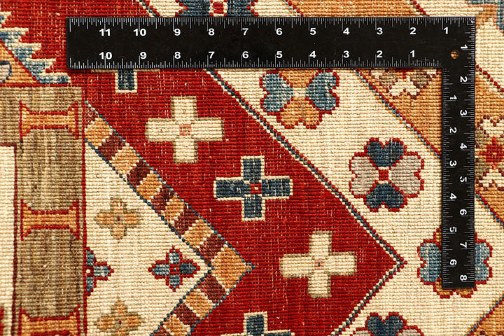 Multi Colored Kazak 5' 7 x 7' 10 - No. 67311 - ALRUG Rug Store
