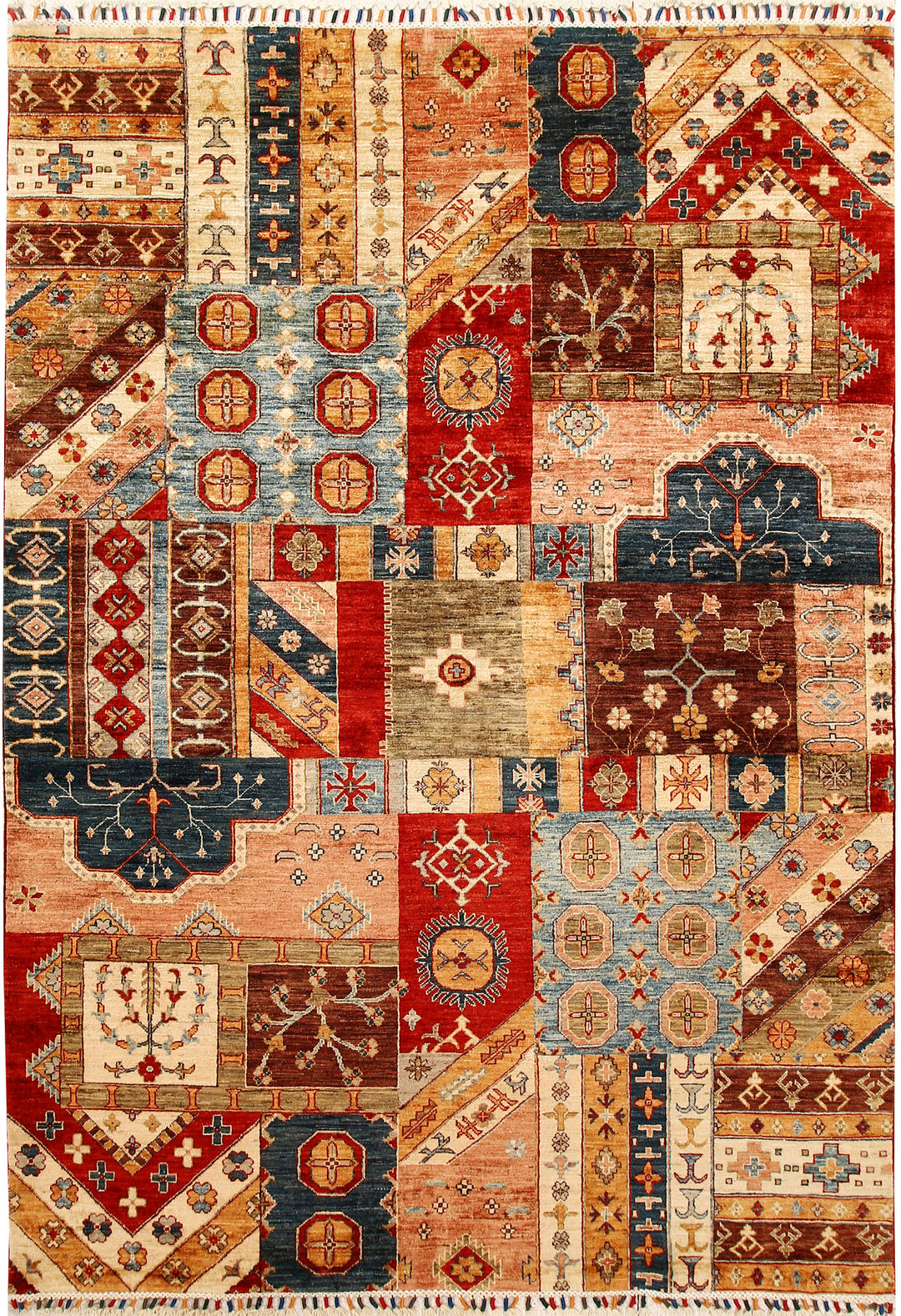 Multi Colored Kazak 5' 7 x 7' 10 - No. 67311 - ALRUG Rug Store