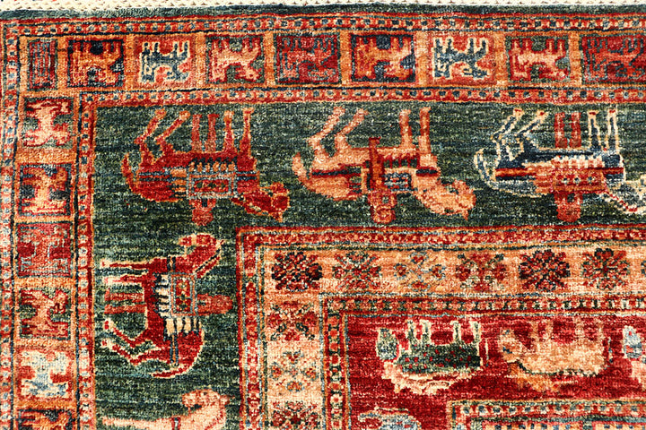 Multi Colored Kazak 5' 10 x 7' 10 - No. 67312 - ALRUG Rug Store