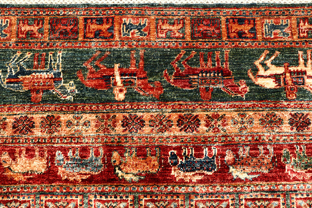 Multi Colored Kazak 5' 10 x 7' 10 - No. 67312 - ALRUG Rug Store