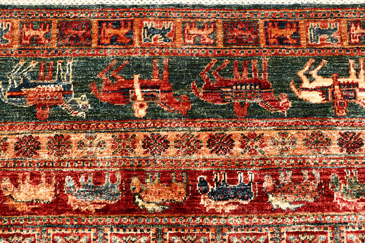 Multi Colored Kazak 5' 10 x 7' 10 - No. 67312 - ALRUG Rug Store