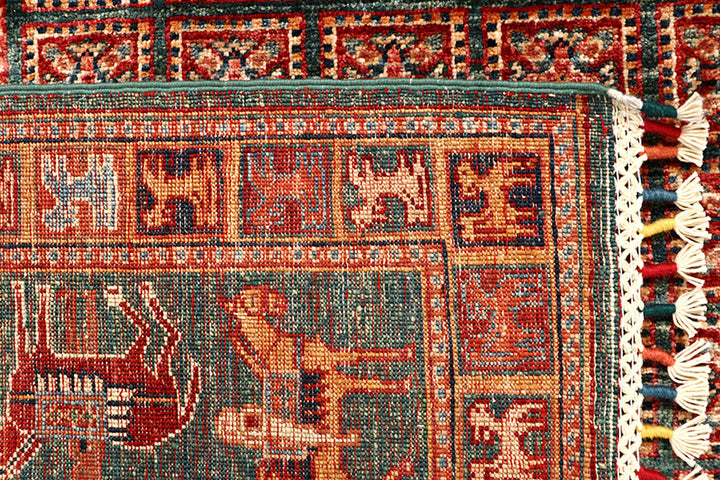 Multi Colored Kazak 5' 10 x 7' 10 - No. 67312 - ALRUG Rug Store