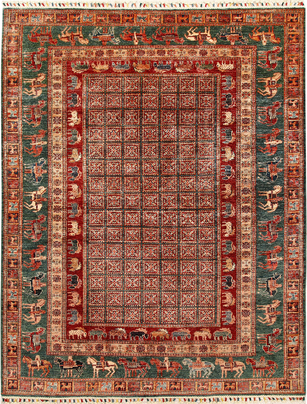 Multi Colored Kazak 5' 10 x 7' 10 - No. 67312 - ALRUG Rug Store
