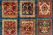 Multi Colored Kazak 5' 8 x 7' 10 - No. 67314 - ALRUG Rug Store