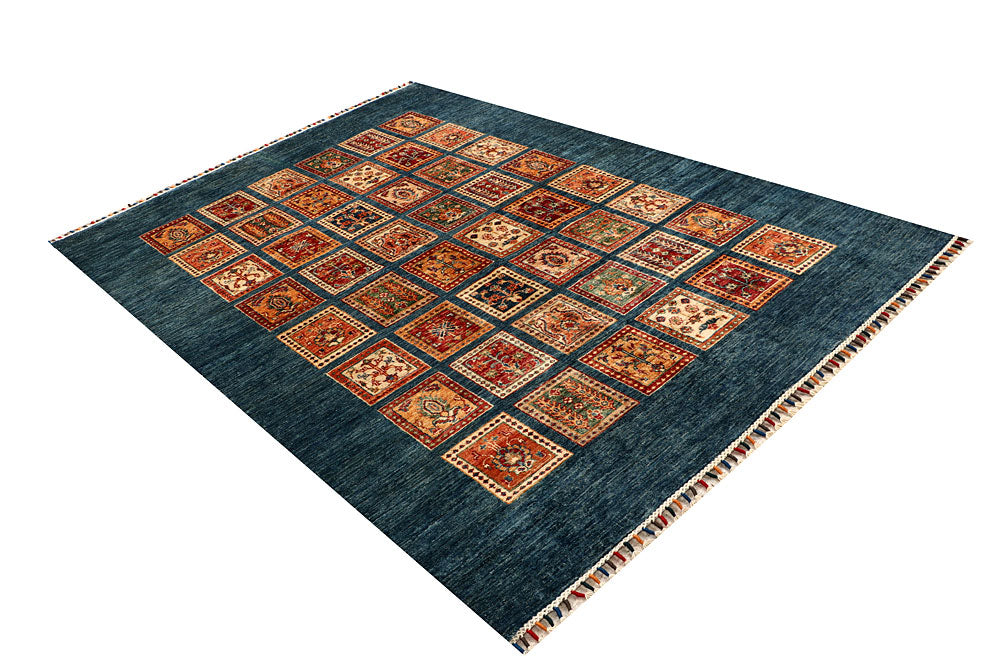 Multi Colored Kazak 5' 8 x 7' 10 - No. 67314 - ALRUG Rug Store