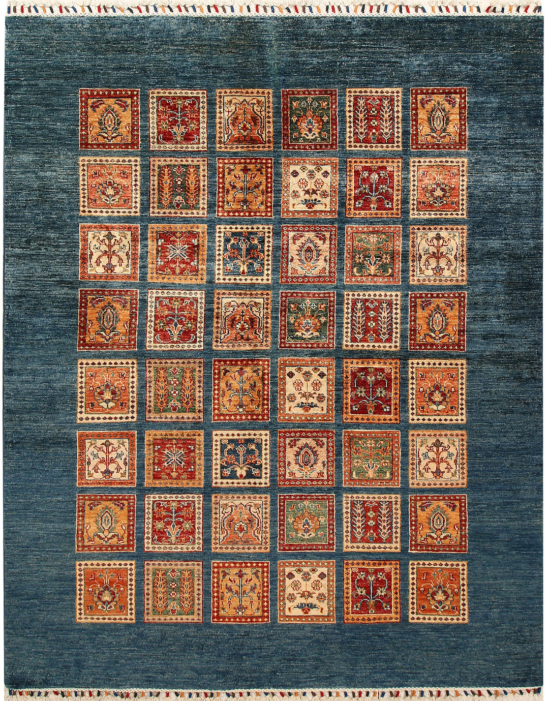 Multi Colored Kazak 5' 8 x 7' 10 - No. 67314 - ALRUG Rug Store