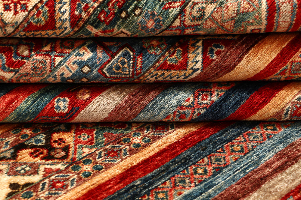 Multi Colored Kazak 5' 7 x 8' 2 - No. 67316 - ALRUG Rug Store