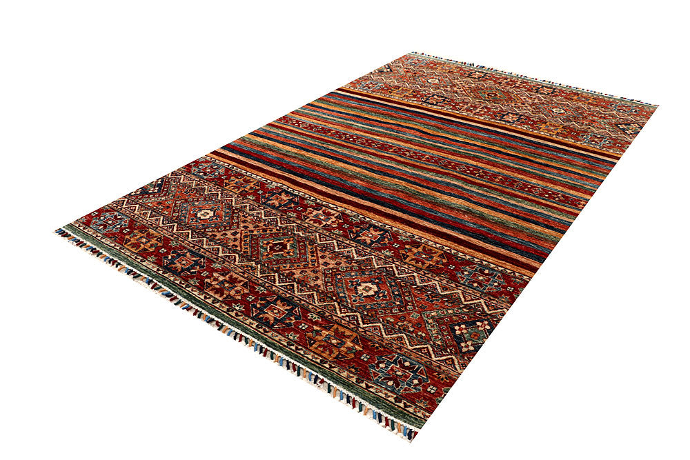 Multi Colored Kazak 5' 5 x 8' 8 - No. 67319 - ALRUG Rug Store