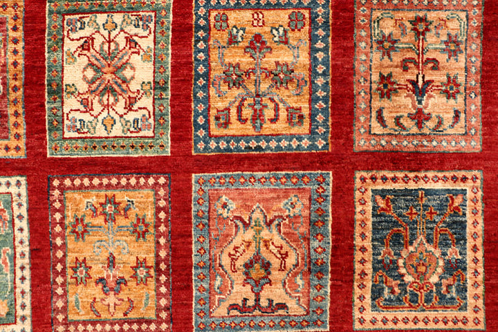 Multi Colored Kazak 6' 11 x 10' - No. 67320 - ALRUG Rug Store