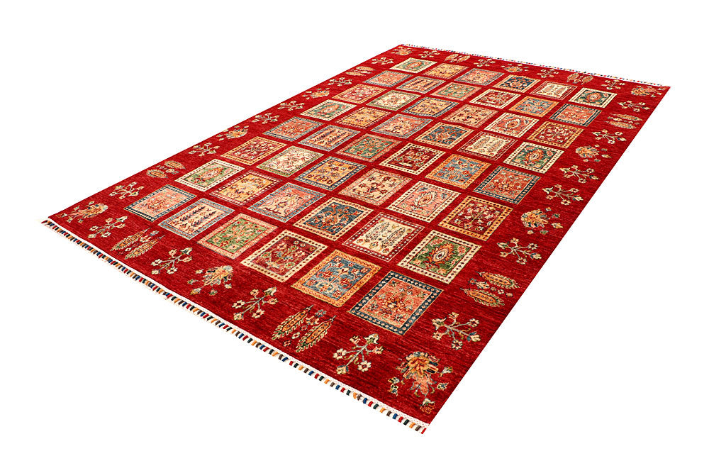 Multi Colored Kazak 6' 11 x 10' - No. 67320 - ALRUG Rug Store