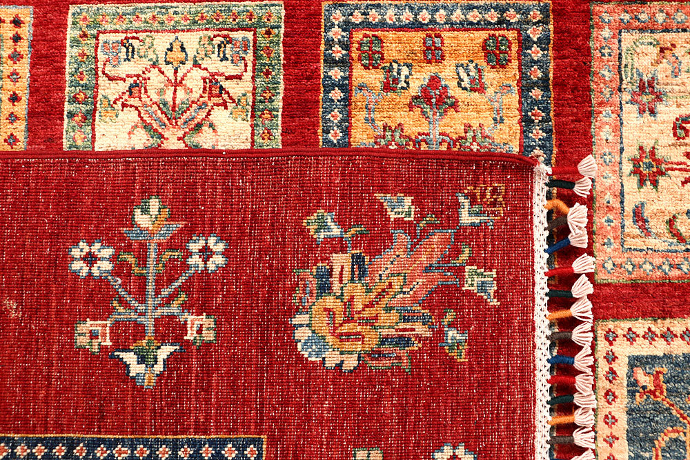 Multi Colored Kazak 6' 11 x 10' - No. 67320 - ALRUG Rug Store