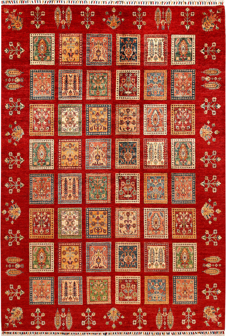 Multi Colored Kazak 6' 11 x 10' - No. 67320 - ALRUG Rug Store