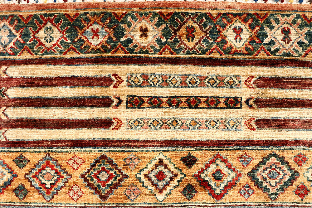 Multi Colored Kazak 5' 7 x 7' 5 - No. 67321 - ALRUG Rug Store