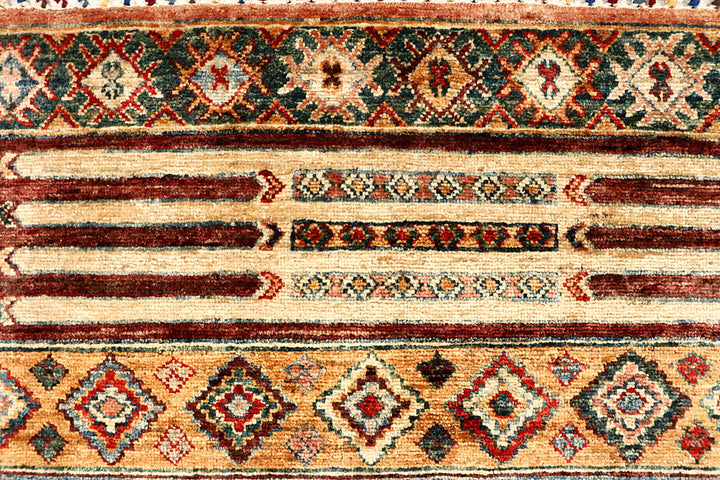 Multi Colored Kazak 5' 7 x 7' 5 - No. 67321 - ALRUG Rug Store