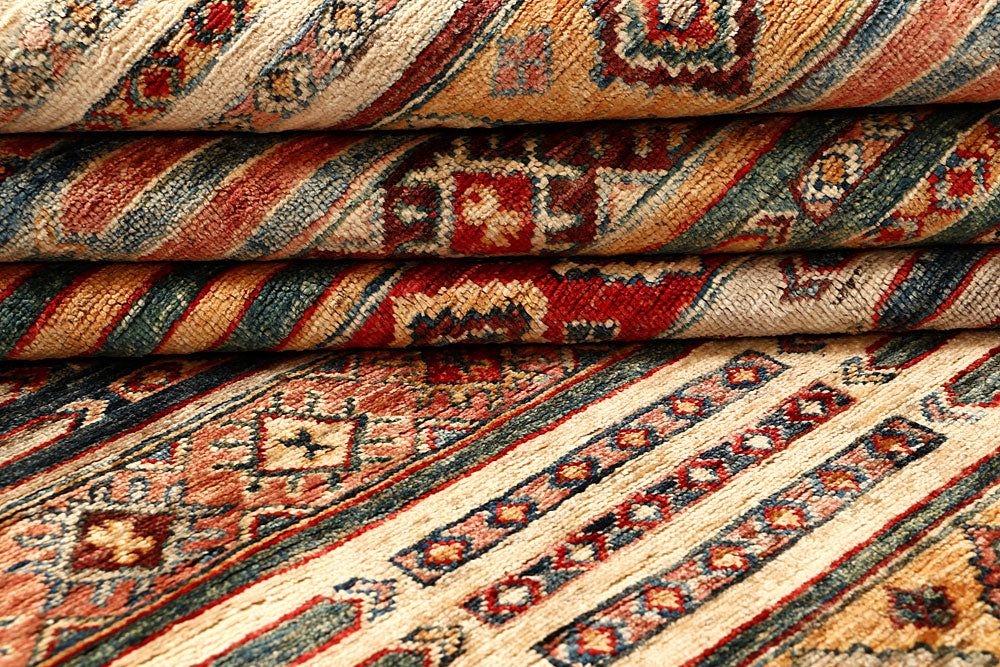 Multi Colored Kazak 5' 7 x 7' 5 - No. 67321 - ALRUG Rug Store