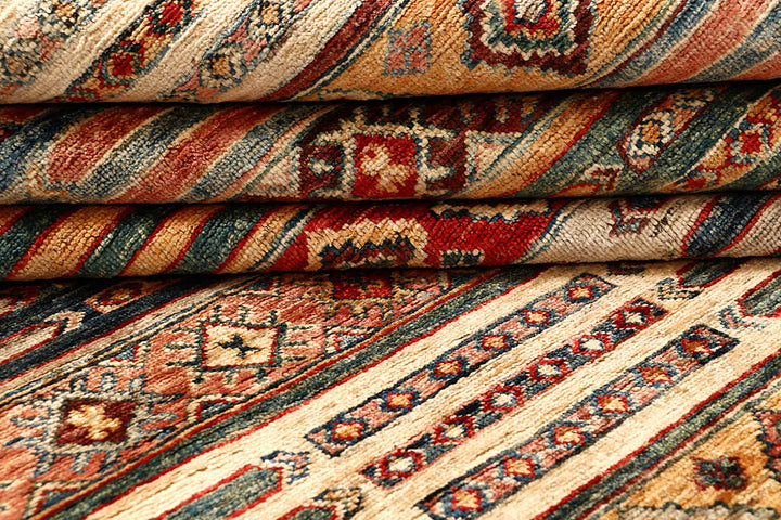 Multi Colored Kazak 5' 7 x 7' 5 - No. 67321 - ALRUG Rug Store