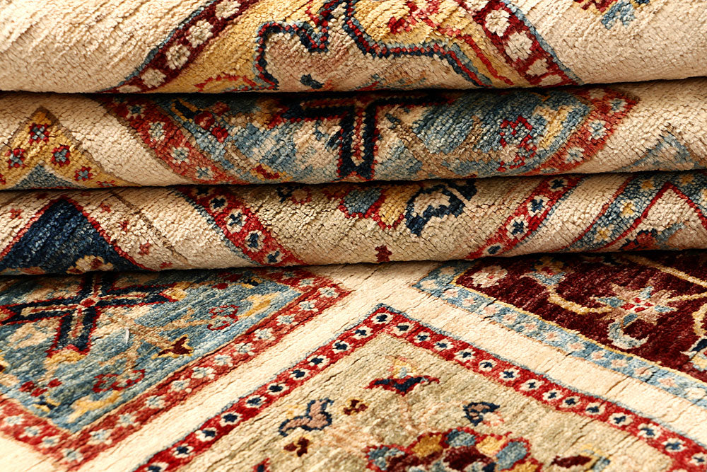 Multi Colored Kazak 5' 8 x 8' 3 - No. 67322 - ALRUG Rug Store