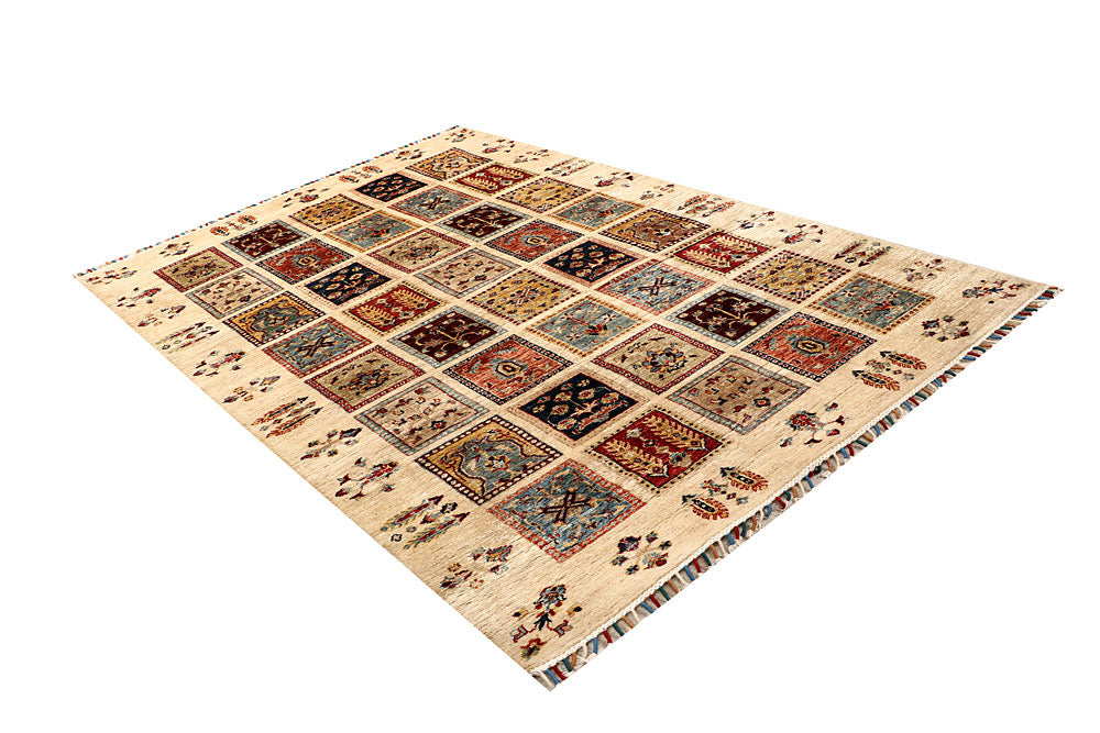 Multi Colored Kazak 5' 8 x 8' 3 - No. 67322 - ALRUG Rug Store