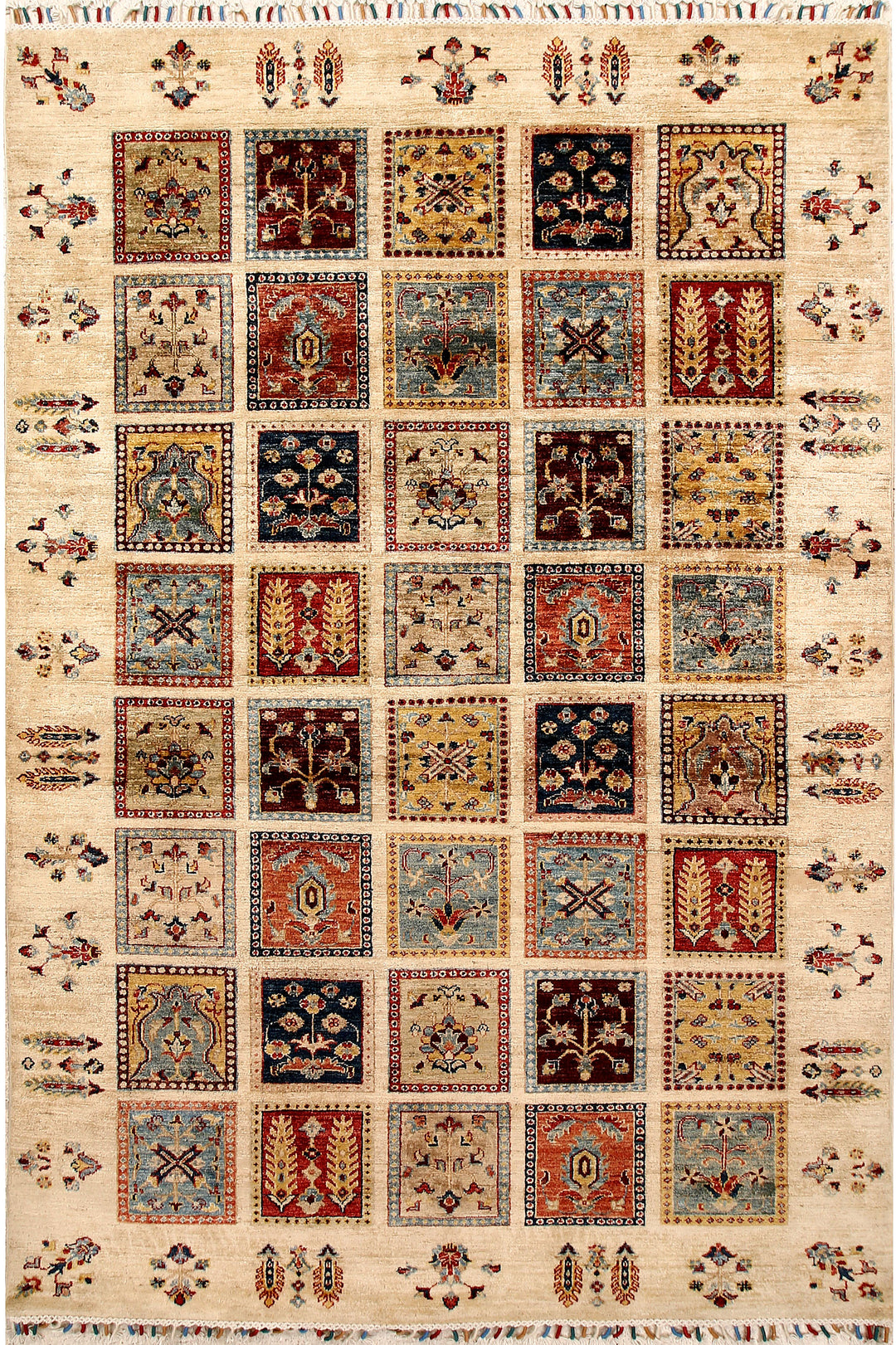 Multi Colored Kazak 5' 8 x 8' 3 - No. 67322 - ALRUG Rug Store