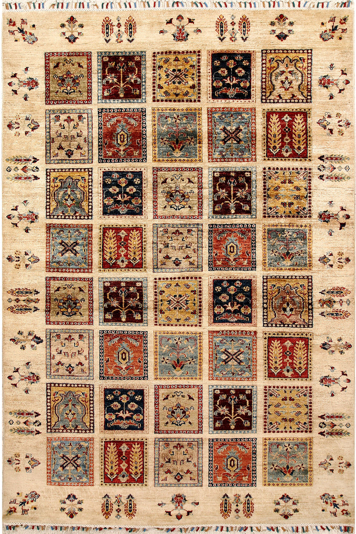 Multi Colored Kazak 5' 8 x 8' 3 - No. 67322 - ALRUG Rug Store